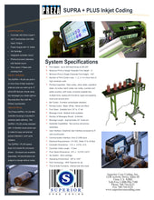 Load image into Gallery viewer, SUPRA + PLUS Industrial Inkjet Date Coder
