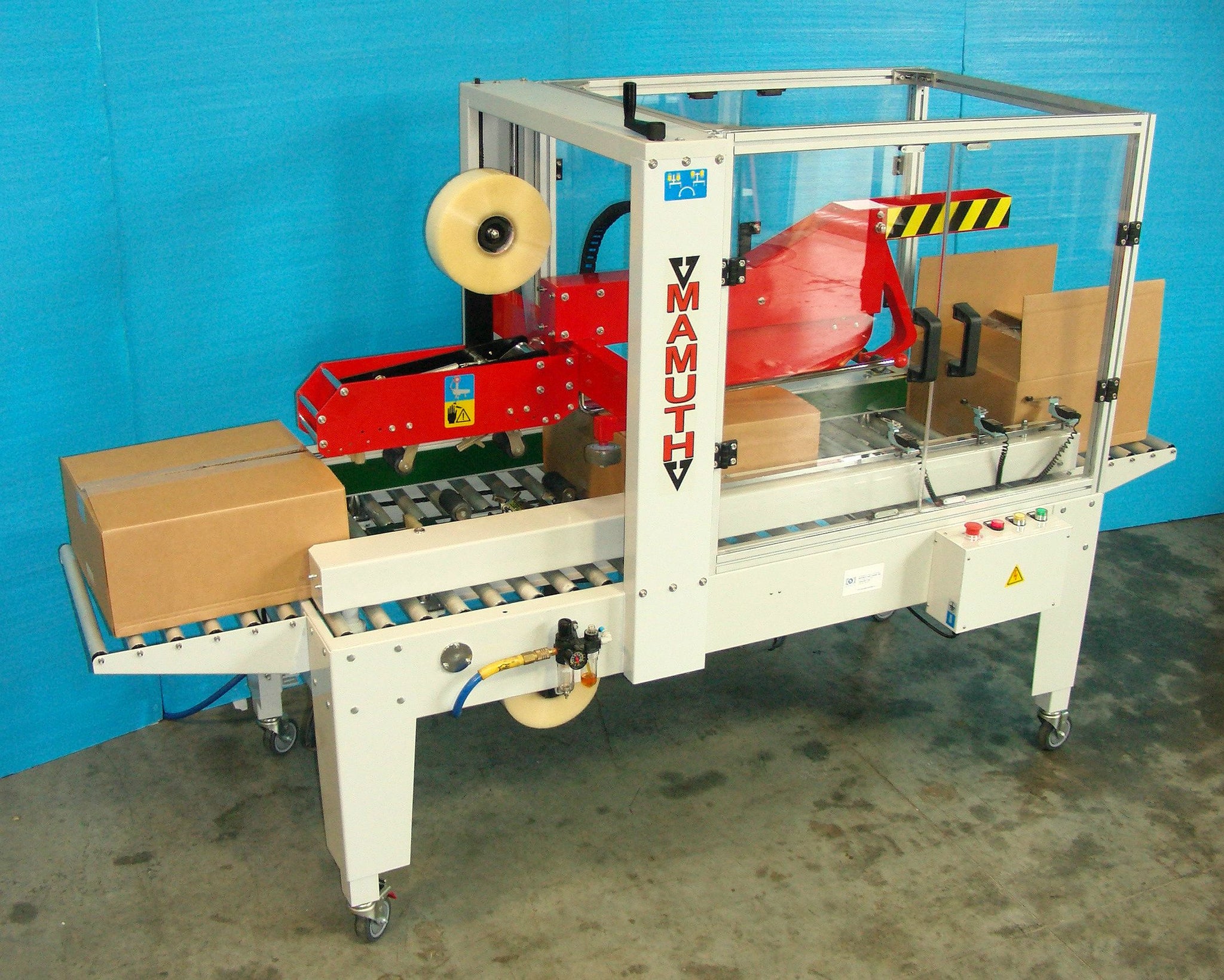 Fully Automatic Carton Box Sealing Machine | Uniform Case Taping Sealer